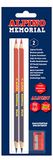 Alpino le000018 - Pack van 2 pennen memory en puntenslijper, rood en blauw