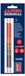 Alpino le000018 - Pack van 2 pennen memory en puntenslijper, rood en blauw