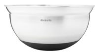Brabantia Profile Beslagkom - 3 l - Matt Steel met Zwart