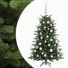 vidaXL Kunstkerstboom met kerstbal 150 cm 150 LED's Warmwit