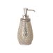 Gedy Crema, G-Myosotis, zeepdispenser van keramiek en glas