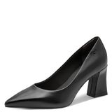 Tamaris Dames 1-22427-43 Pumps, zwart leder, 36 EU