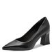 Tamaris Dames 1-22427-43 Pumps, zwart leder, 36 EU