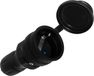 Plastrol W-01150 Prise simple, Schuko, hermétique, noir, IP44, EXTREM