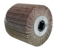 DEDRA Lamellenborstel voor satijnpolijstmachine 120x100 mm, korrelgrootte 80