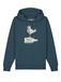 Watapparel Sweatshirt ' Möwe mit Hut ' petrol / gemengde kleuren