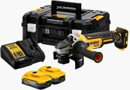 DeWALT DCG405H2T Accu Haakse slijper 125mm 18V 5.0Ah POWERSTACK | TSTAK