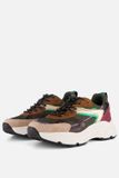 POSH by Poelman Sneakers bruin Synthetisch - Maat 39