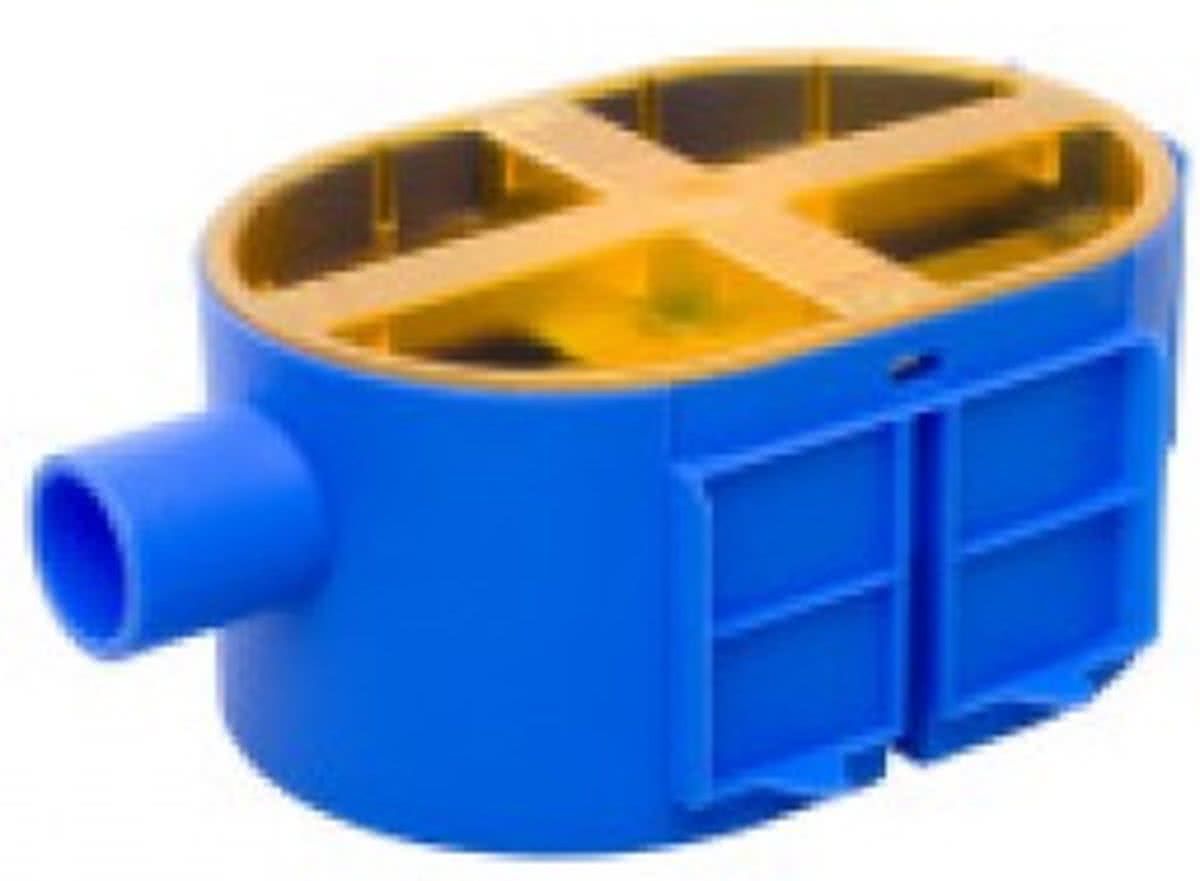 ABB Haf 50 mm 1x16mm, t.b.v. dubbele wcd Inbouwdoos - 8712507066398