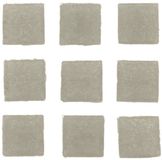 Glorex Hobby Glorex mozaiek steentjes/tegeltjes - vierkant - 30x stuks - lichtgrijs - 2 x 2 cm - hobby/knutselen