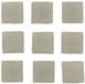 Glorex Hobby Glorex mozaiek steentjes/tegeltjes - vierkant - 30x stuks - lichtgrijs - 2 x 2 cm - hobby/knutselen