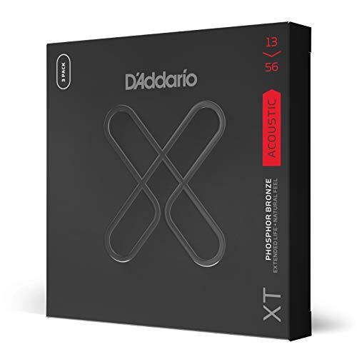 D'ADDARIO XTAPB1356, XT Akoestische Fosforbrons, Medium, 13-56, 3 Sets