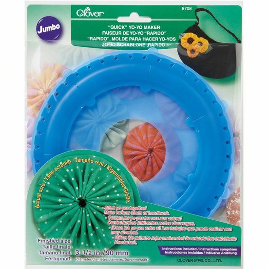 Clover 8708 yo-yo maker 90mm Blauw