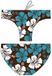 CROTTON SA Turbo Surf Flower Maillot de bain Marron 2XL Homme
