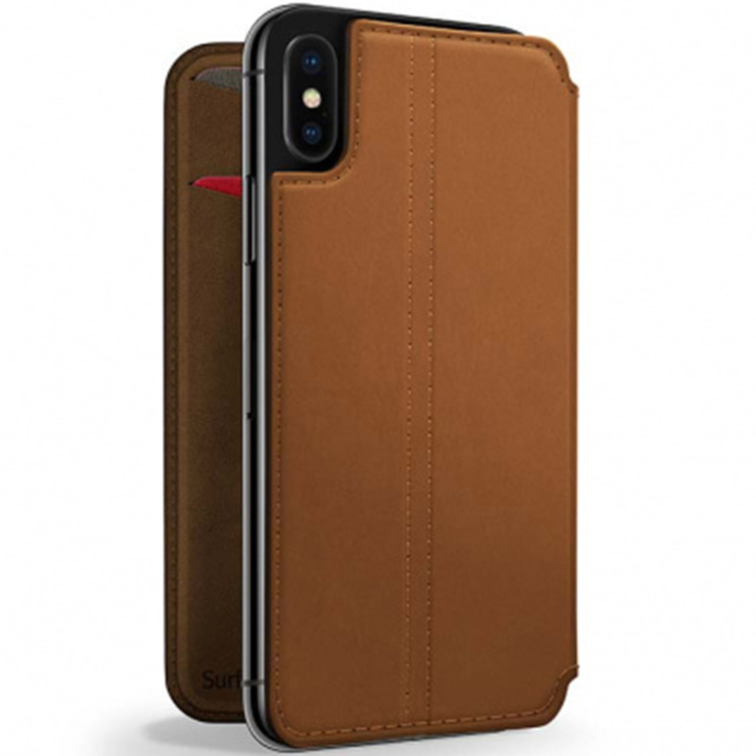 Twelve South Booktype voor de iPhone Xr - Bruin