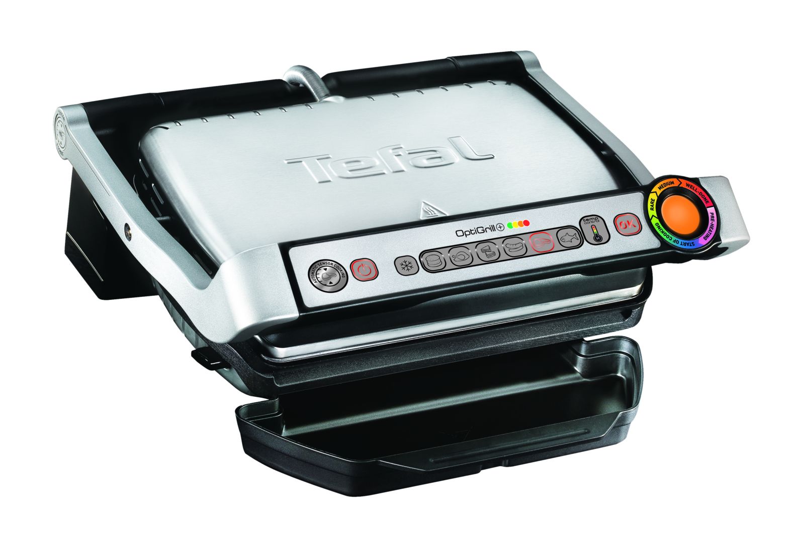 Tefal OptiGrill+ GC716D Contactgrill - Includes Waffle Plates