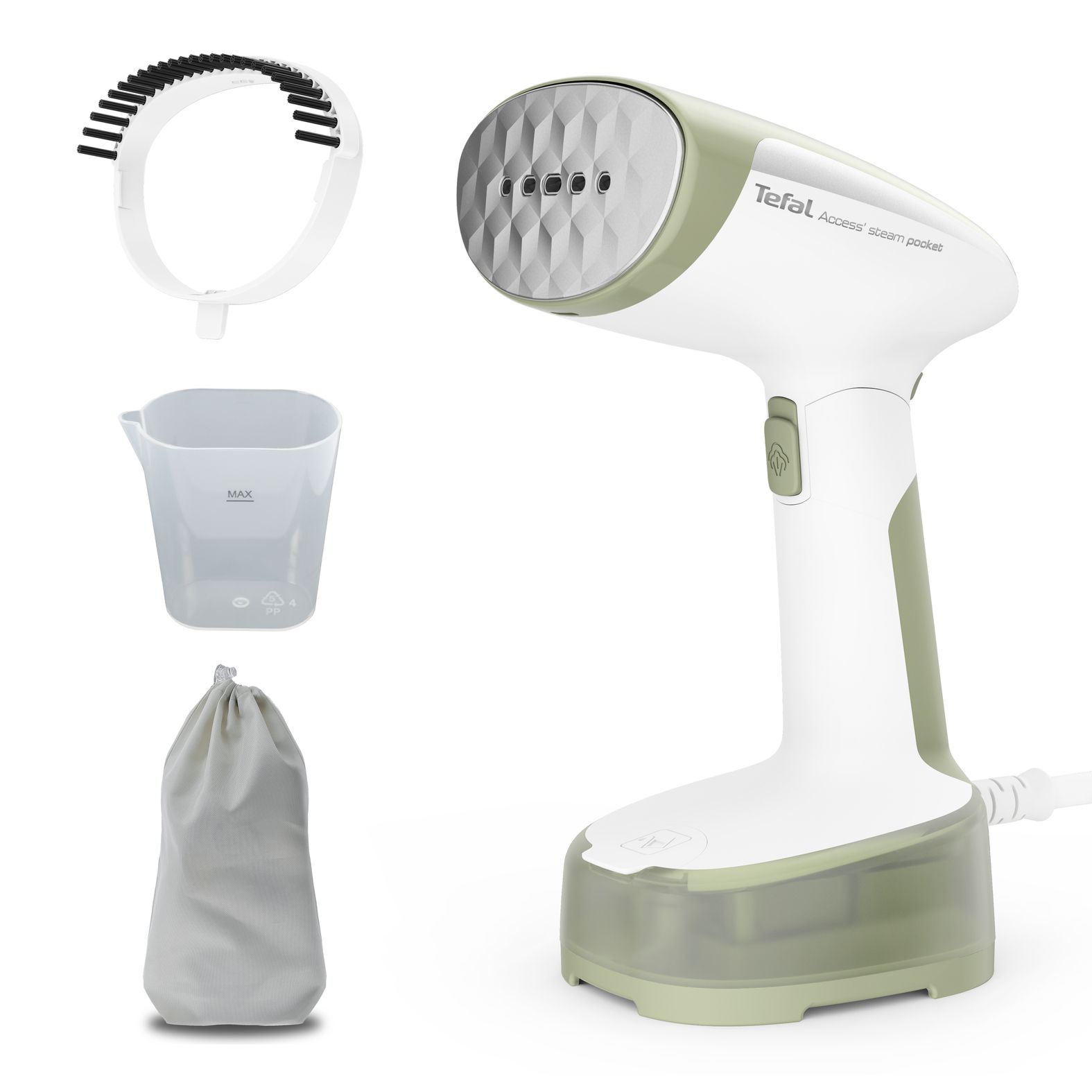 Tefal Access Steam Pocket DT3053 Kledingstomer - Handheld Garment Steamer - Green/White