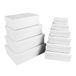 Ideen mit Herz: Geschenkdozen met deksel | Kartonnen dozen | Set van 10 | 10 verschillende maten, van groot tot klein | Gemaakt van stevig karton | Ideaal voor verjaardag en bruiloft | Rechthoekig | 8,5 tot 24 cm