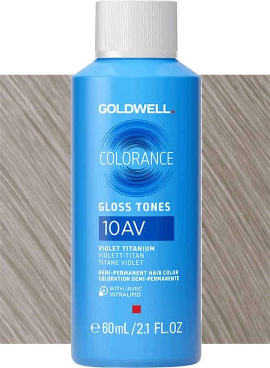 Goldwell Haarverf Colorance Gloss Tones Demi-Permanent Hair Color 10AV Zwart