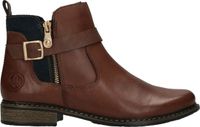 Rieker Enkellaars Vrouwen Bruin/Cognac Maat 38
