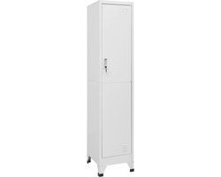 vidaXL Lockerkast Grijs Staal 38x45x180 cm