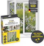 EASYmaxx Pollenhor voor ramen met Magic Click | Grijs | 150 x 130 cm