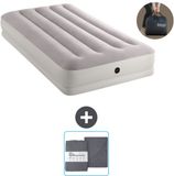 Intex Luchtbed - 1-Persoons - 99 x 191 x 30 cm - Grijs