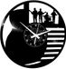 Instant Karma Clocks Wandklok Zwart Vinyl