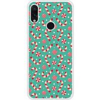 Xiaomi Siliconen hoesje compatibel met Xiaomi Redmi Note 7, Xiaomi Redmi Note 7 Pro candy cane