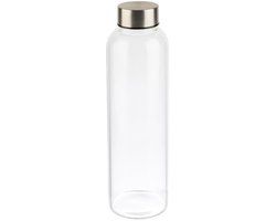 APS Drinkfles - Waterfles - Glas - Transparant - Ø 6,5 cm - 0,55 Liter - Vaatwasserbestendig