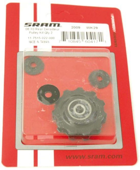SRAM X0/X9/X7 derailleurwieltjes zwart