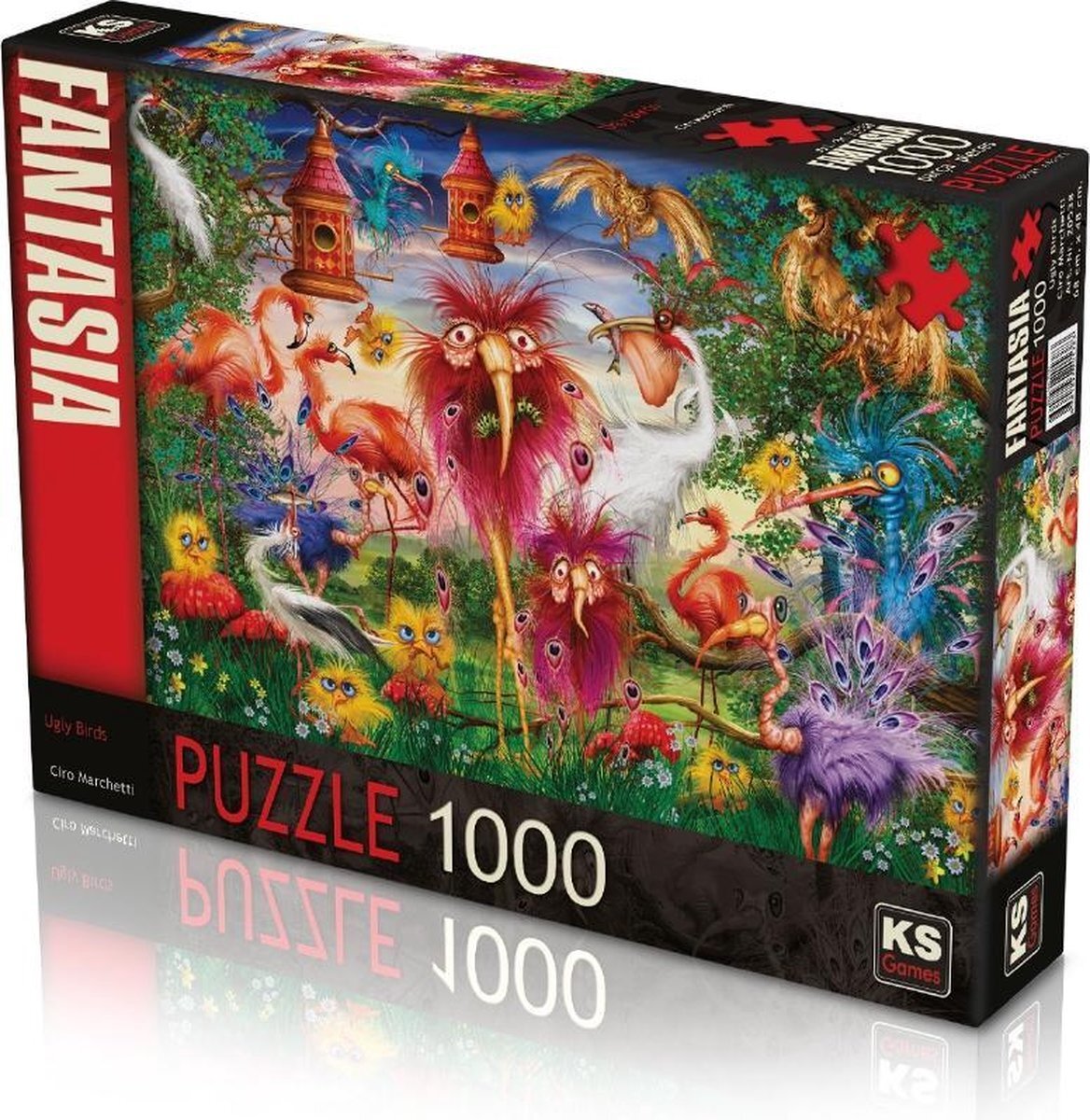 KS Games Ugly Birds Puzzel 1000 Stukjes