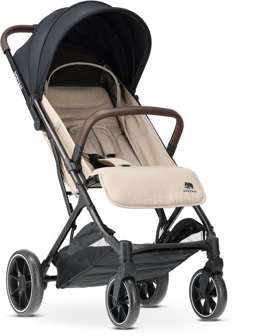 DERYAN Rolo XL Luxe Lichtgewicht Buggy - Nougat