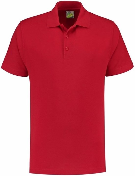 Lemon & Soda Premium poloshirt 100% katoen voor heren XL rood