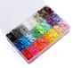 ilauke Naaivrij T5 Drukknopen 408 Set in 24 Kleuren Plastic Knoppen met Opbergdoos