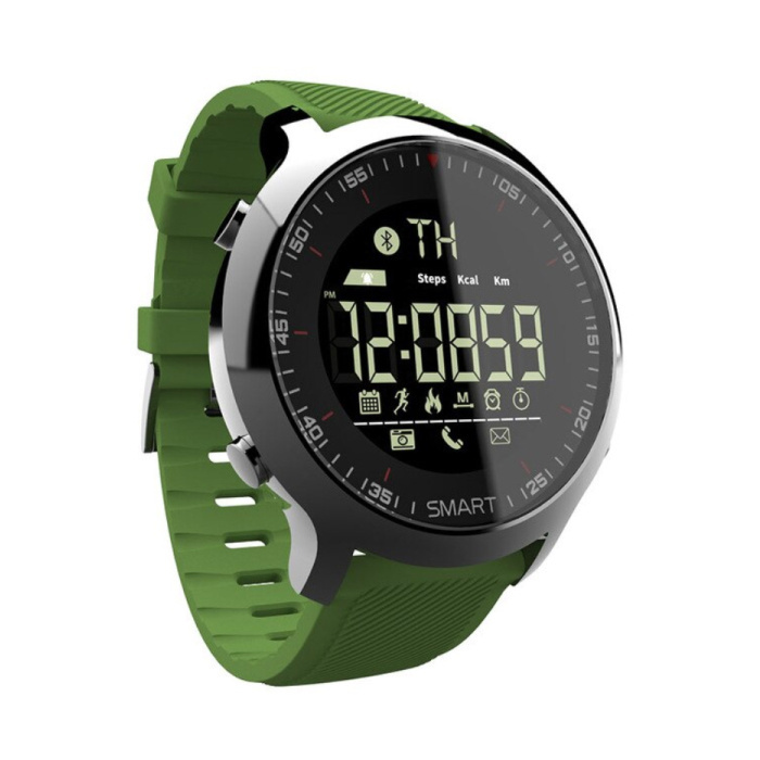 Lokmat Waterdichte Sport Smartwatch Fitness Activity Tracker Smartphone Horloge iOS Android iPhone Samsung Huawei Groen