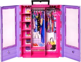 Barbie Kledingkast - HJL65 - Poppenkleding - 3+ jaar