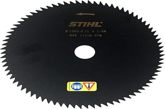 Stihl Accessoires Stihl Cirkelzaagblad 200 mm 25,4 mm 80 Z 41127134201