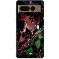 Maniacase Google Pixel 7 Pro Demon Slayer Tanjiro Kamado boos manga anime hoesje