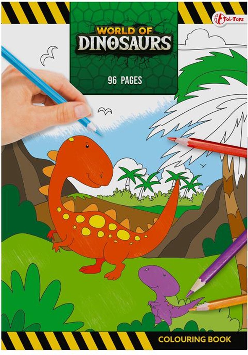 Toi Toys Toi Toys Dinosaurus Super kleurboek