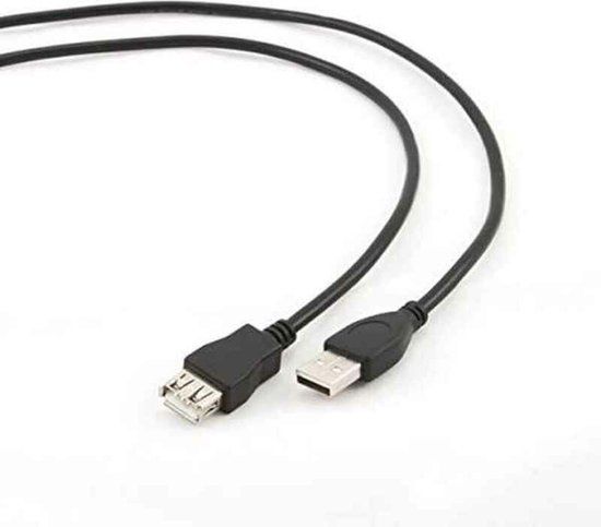 Gembird CCP-USB2-AMAF-10 - USB 2.0 A Male/Female Extension Cable - 3m - Black