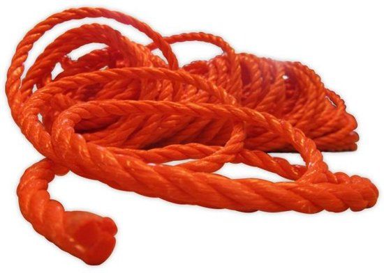 HOFFTECH Touw Oranje Streng 4mm x 25 meter
