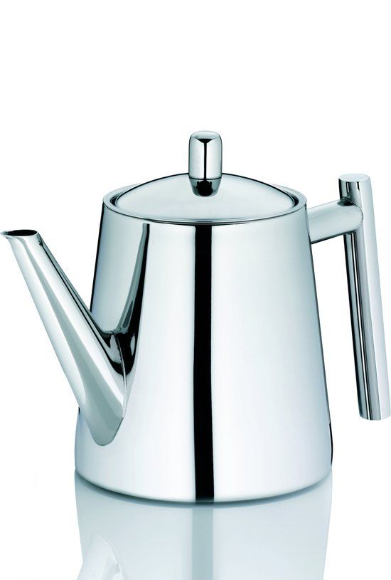 Kela Ancona Theepot - 0.9 Liter - Zilver