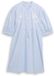 Tom Tailor Losvallende jurk met bloemenborduursel Kentucky Blue