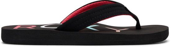 Roxy Vista III Meisjes Teenslippers - Zwart - Maat 32