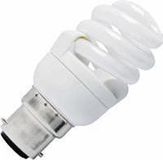 SPL Ba22d Spaarlamp | 11W 2700K 630lm | B22 | Mat | Warm wit licht