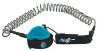 Skiffo Leash Coiled volwassenen, unisex, blauw, 8 mm