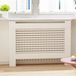 Radiatorombouw MDF Wit Horizontaal Medium 111x19x92cm