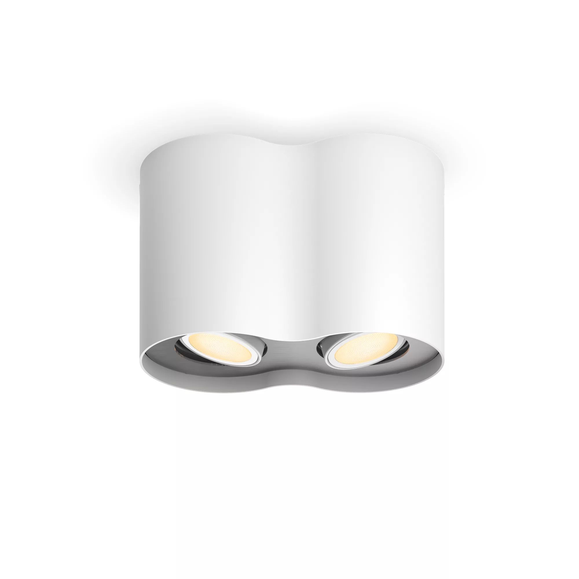 Philips Hue Pillar Opbouwspot - White Ambiance - 2 Spots - GU10