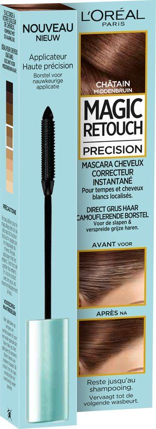 L'Oréal Paris Magic Retouch Precision Mascara - Middenbruin